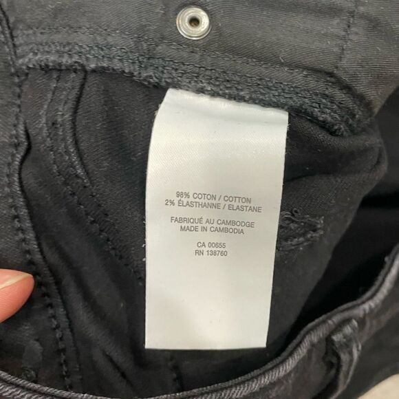 RJeans Black Curvy Hight Rise Jeans Cotton Button Up Jeans Denim - Picture 4 of 11